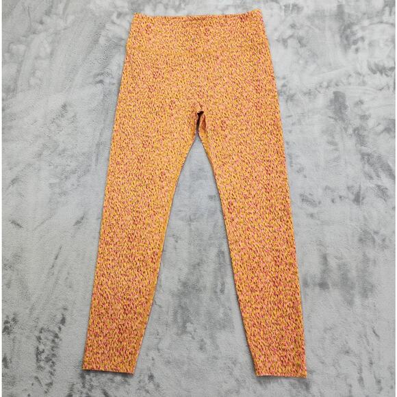 Lou & Grey Pants - Lou & Grey Pants Womens L Orange Coral Multi Petaled Feel Good Pocket Leggings
